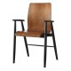 Curve Vienna Wooden Seat Office Chair